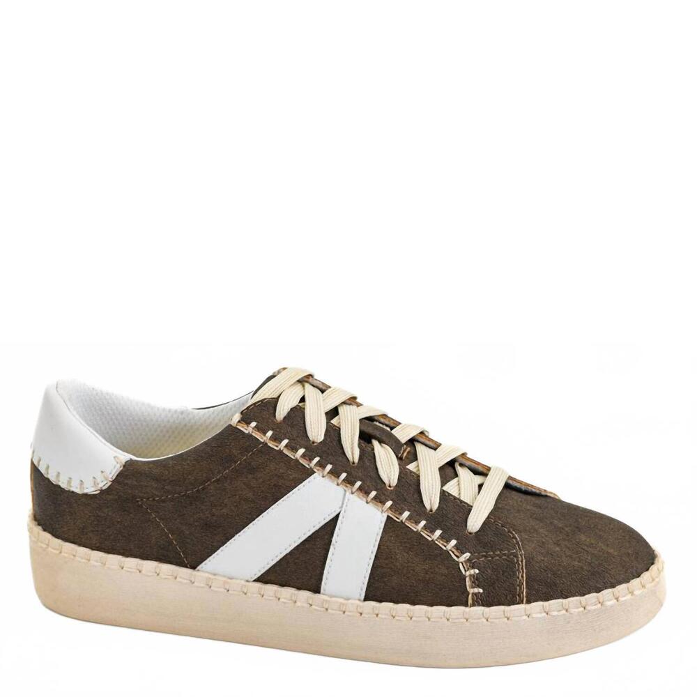 NEW CORKYS FOOTWEAR women's friend zone sneaker in chocolate